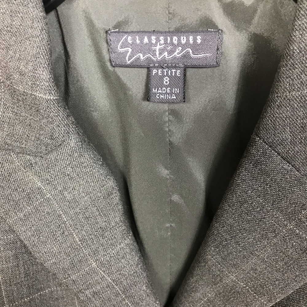 Classiques Entier Windowpane Button-Front Blazer - image 7